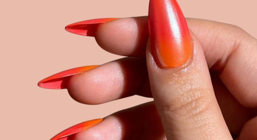 Sunset nails: A naplemente színeiben pompázó köröm a nyár legforróbb manikűrtrendje