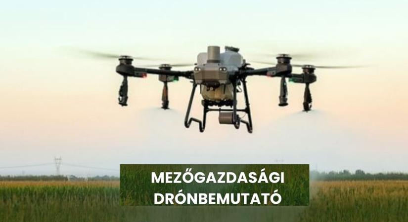 Mezőgazdasági drónbemutató