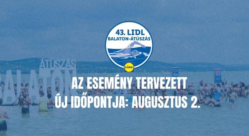 Balaton-átúszás vihar okán elnapolva!