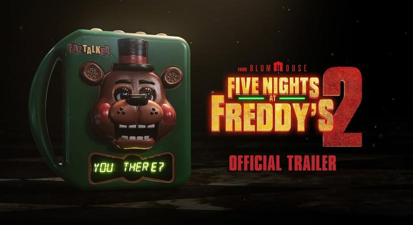 Itt a Five Nights At Freddy's 2 második előzetese