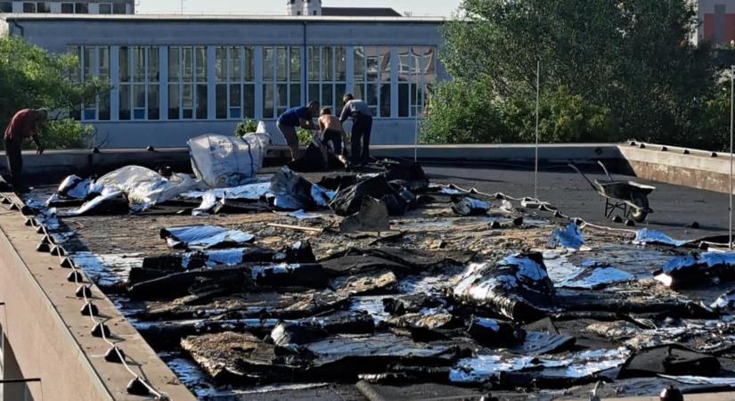 Felújítás zajlik a komáromi Eötvös Utcai Alapiskolában