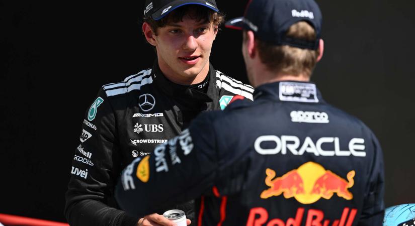 Antonelli nem tart attól, hogy kitúrja őt Verstappen