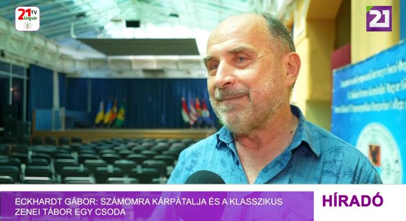 Eckhardt Gábor számomra Kárpátalja és a klasszikus zenei tábor egy csoda (videó)