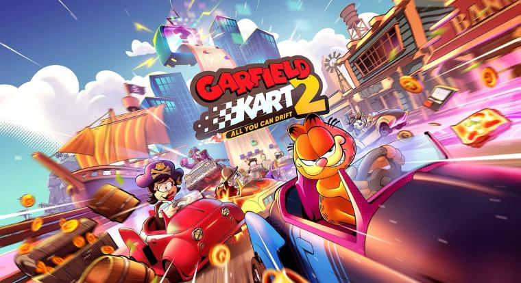 Aszfalt és lasagna - jön a Garfield Kart 2