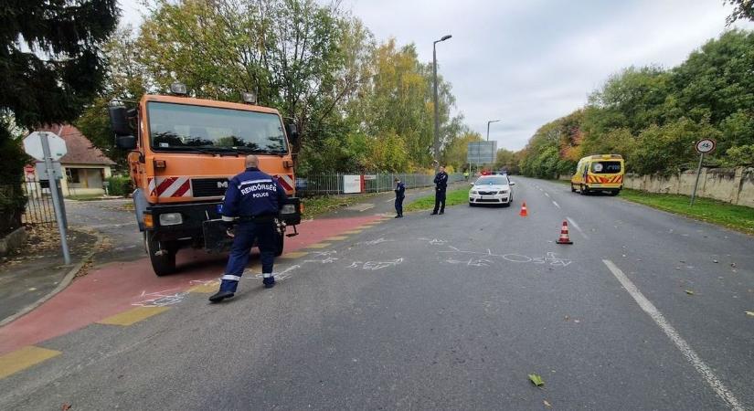 Teherautó gázolt kerékpárost a zalai városban – Vádemelésig jutott az ügy