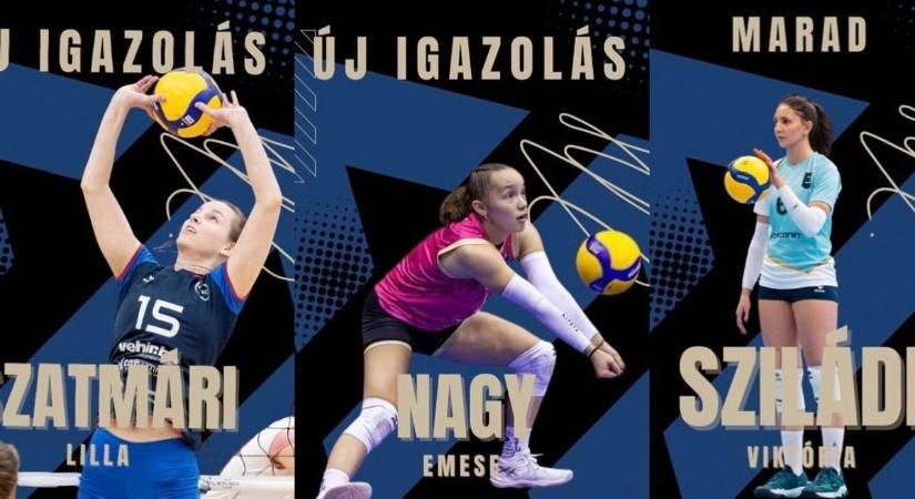 Sziládi Viktória marad, két új játékos érkezik a MÁV Előre női csapatába