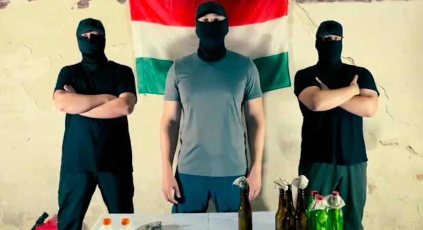 Kamumagyar maszkos oroszok szólítják fel az ukrán toborzó irodák megtámadására a kárpátaljai magyarokat