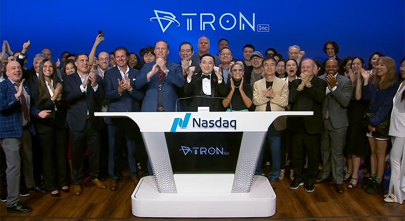 Justin Sun megkongatta a Nasdaq nyitóharangját