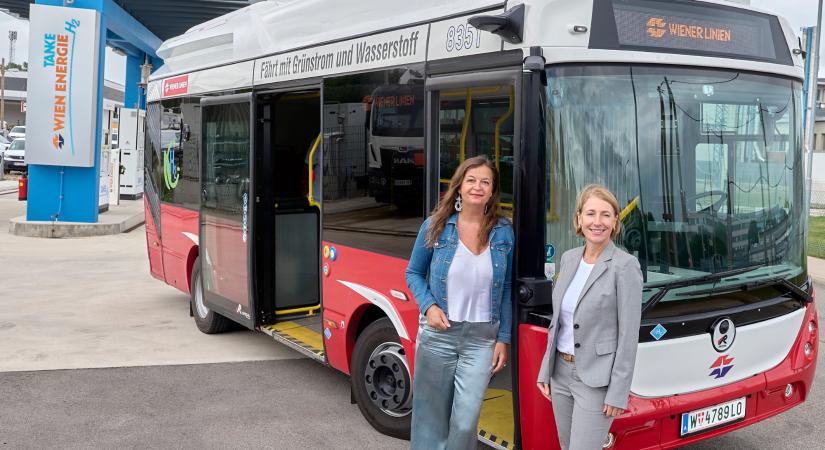 Hidrogénbuszok állnak forgalomba Bécsben