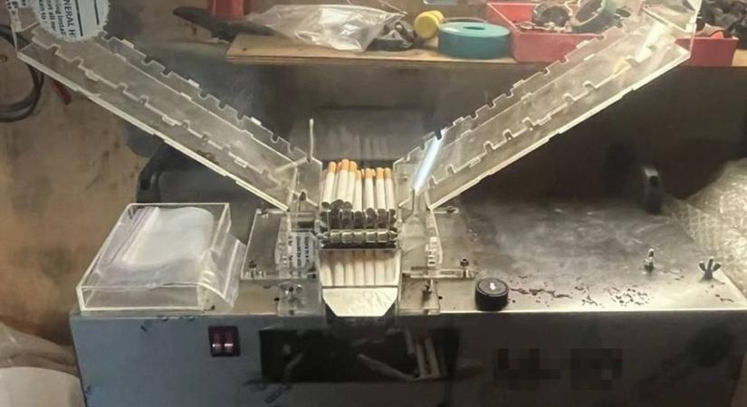 Illegális cigarettagyártó üzemet lepleztek le Kárpátalján