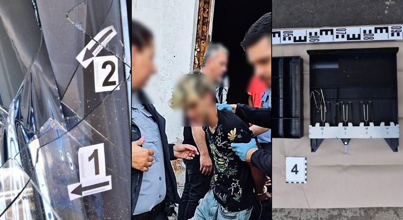 Egy hét alatt öt helyre tört be a fiatal debreceni pár – fotókkal