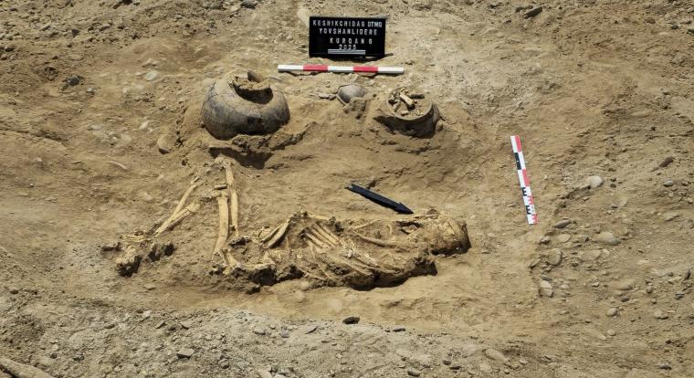 Bronzkori óriás sírjára bukkantak Azerbajdzsánban