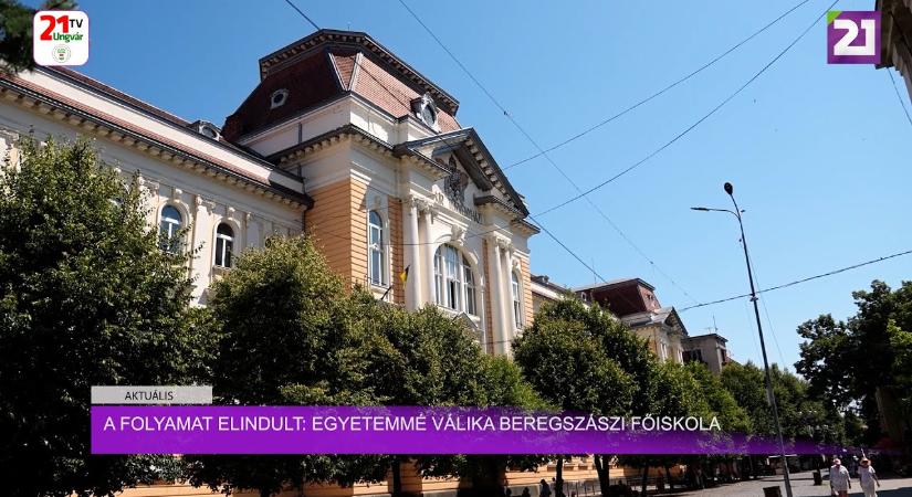 Aktuális (2025.07.25) - A folyamat elindult: egyetemmé válik a beregszászi főiskola (videó)