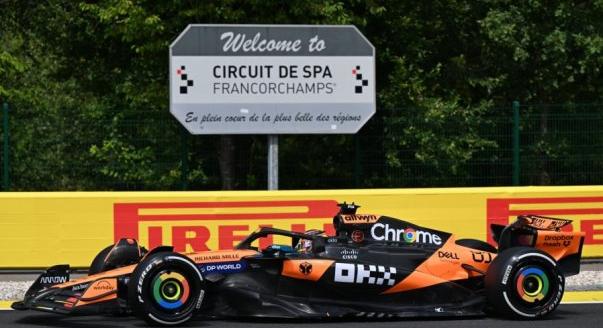 Piastri az F1-es Belga Nagydíj sprintpole-jában