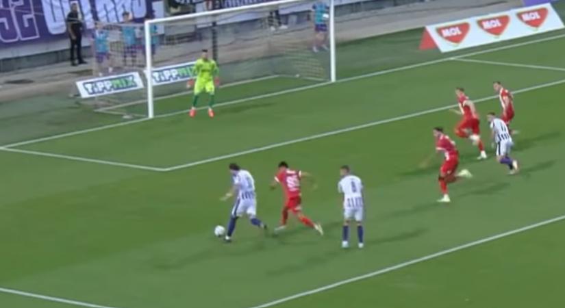 NB I: Újpest-játékos szerezte az új idény első gólját, három percet sem kellett várni rá - videó