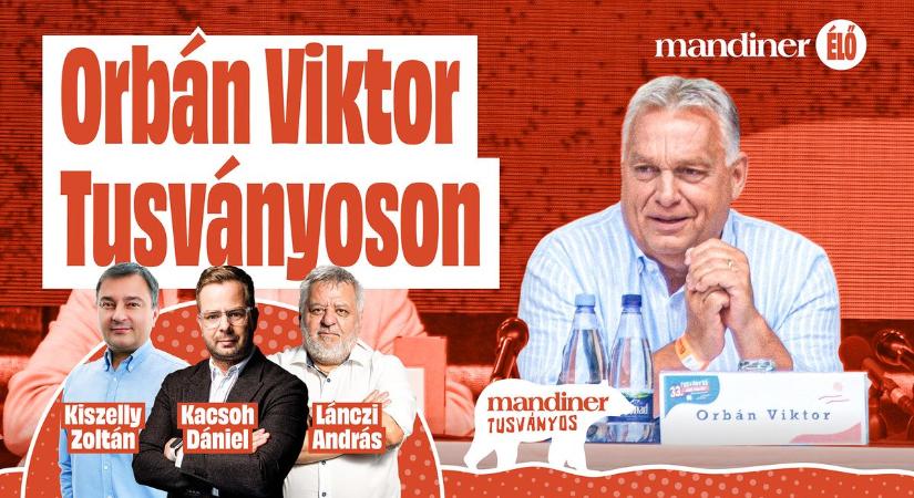 Jobboldali vízió és magyar nagystratégia: élőben Orbán Viktor tusványosi beszéde, majd elemzés!