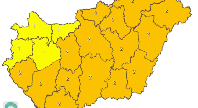 Szombati ajánlat: vihar, felhőszakadás, tomboló hőség