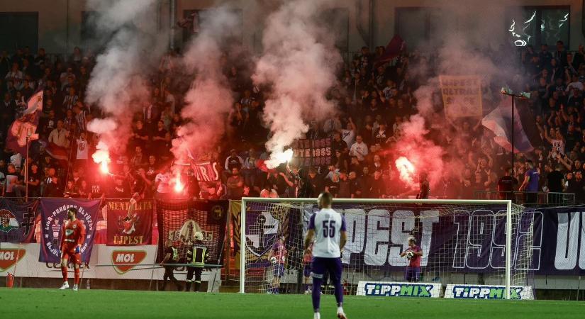 Durva támadást kapott Csányi Sándor az Újpest-szurkolóktól - fotó