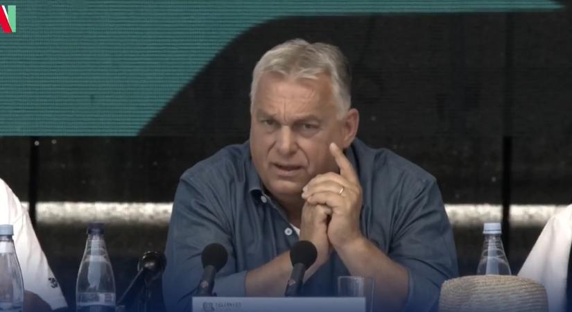 Orbán Viktor Tusványosi beszéde élőben