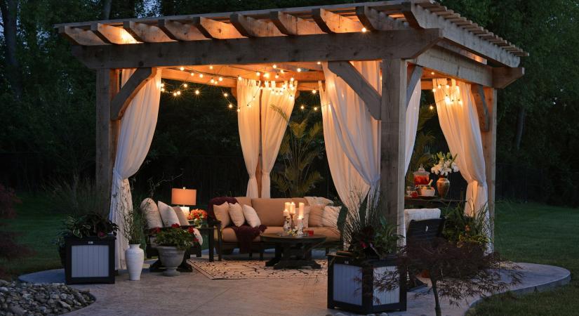 10 mesés pergola dekoráció, amely feldobja a kerted