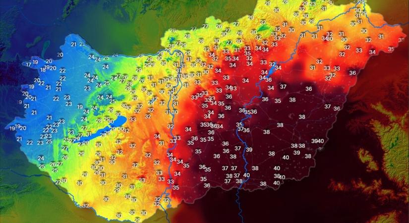 Kettészakadt az ország: amíg nálunk szinte őszi az idő, az Alföldön 40 fok van