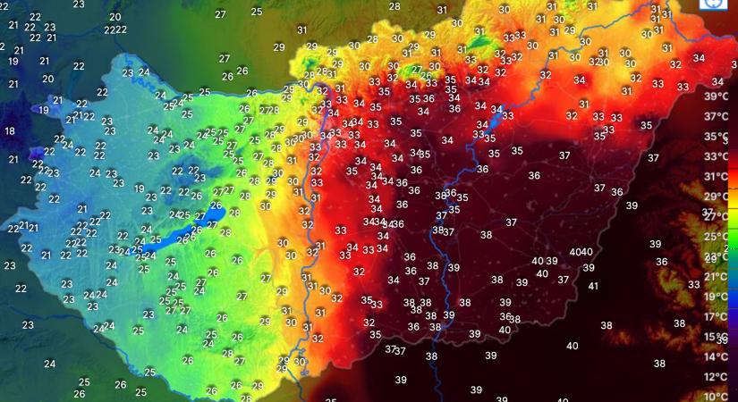 104 éves melegrekord dőlt meg szombaton