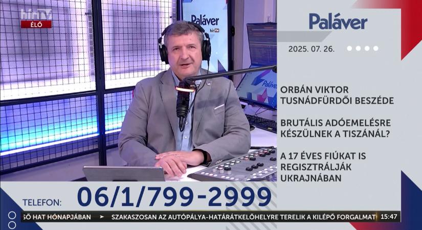 Paláver: Brutális adóemelésre készülnek a Tiszánál?  videó