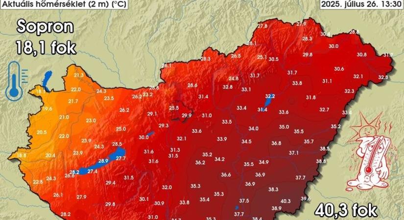 Nem ússzuk meg a zivatart - Közelítenek a viharfelhők az Alpok felől - radarkép