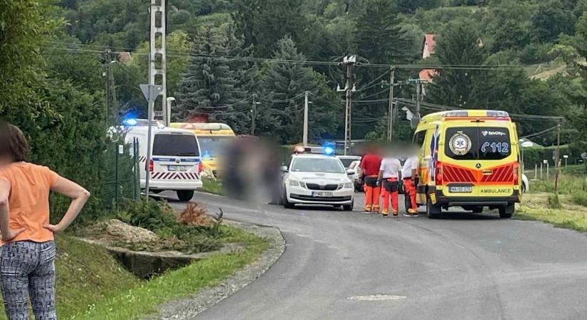 Kerékpáros szenvedett balesetet: mentőhelikopter landolt Kőszegen - fotók, videók