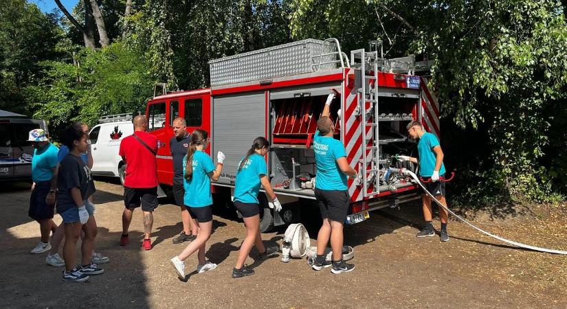 A XX. ÖTOSZ ifjúsági tűzoltó táborba Kőszegről is érkeztek fiatalok