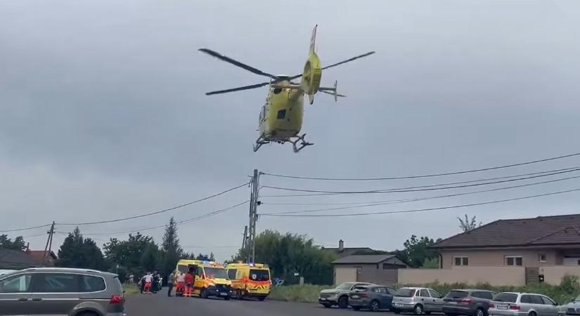 Videó: így emelkedett a magasba a mentőhelikopter Kőszegen