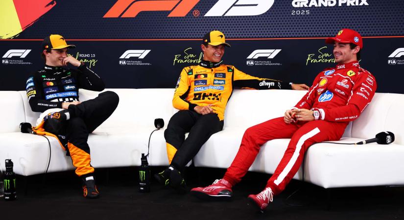 A McLarennél tartanak a rajttól: „Leclerc az első kör végére az élre is állhat”