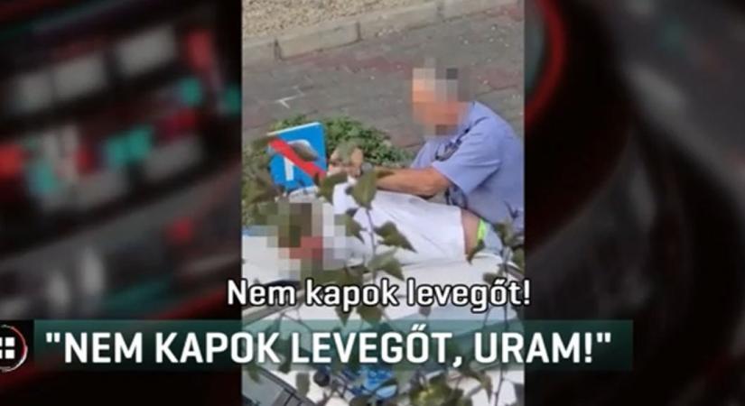 „Nem kapok levegőt”, mondta a férfi, akit közelről fújt le gázspray-vel egy rendőr Angyalföldön