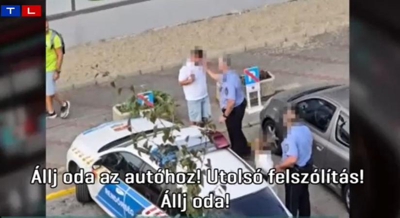 Intézkedést kamerázó férfit fújt arcon gázsprével egy rendőr