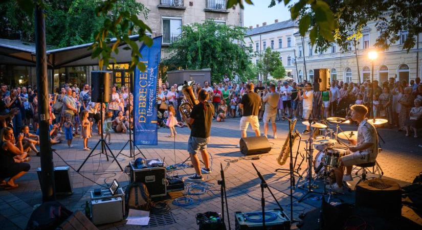 Két napon keresztül utcazene töltötte meg Debrecent – videóval