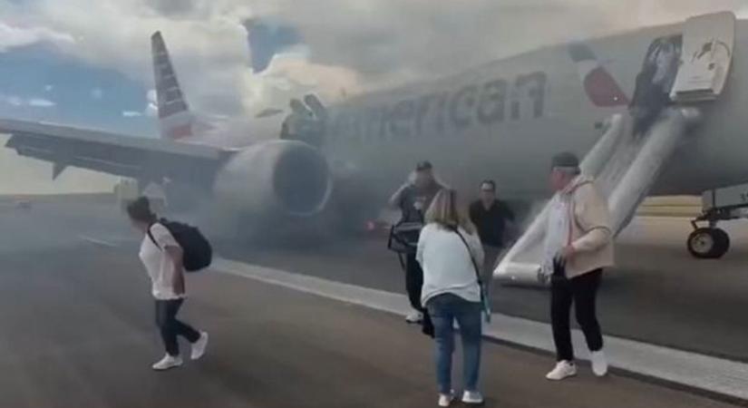 Nem sokon múlt az újabb tragédia: durrdefektet kapott egy repülőgép felszállás közben – videó