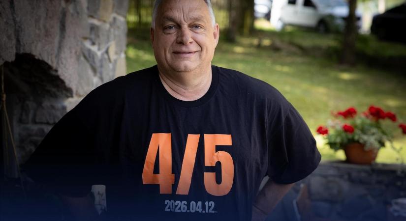 Orbán Viktor pólóján erősítette meg, 2026. április 12-én lesz a következő parlamenti választás