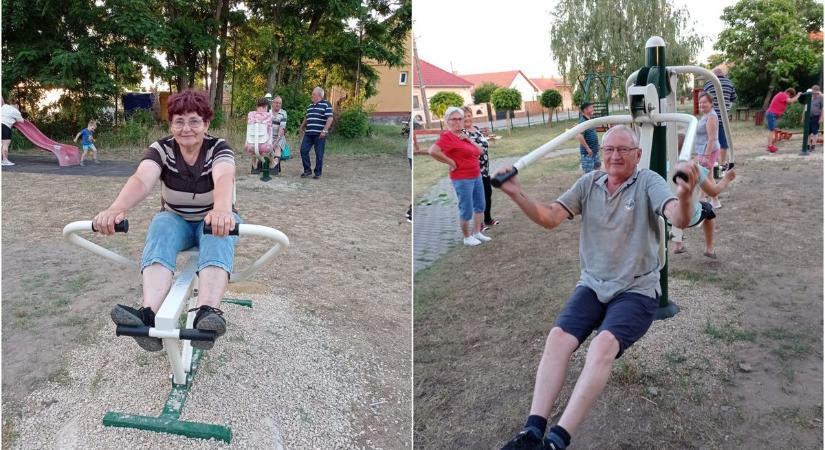 Fitneszparkkal gazdagodott Pócspetri (fotókkal)
