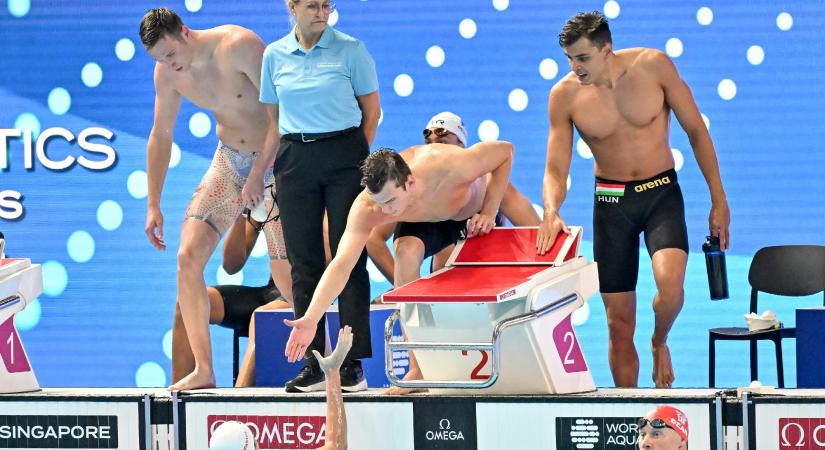 Világbajnoki hatodik a 4x100 méteres magyar férfi gyorsváltó