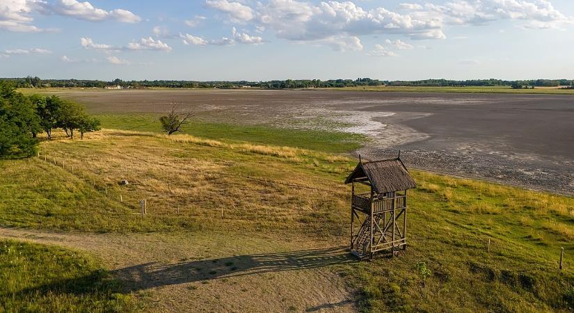 Felszívódott egy tó, száz hektárnyi vízfelület tűnt el az Alföldön