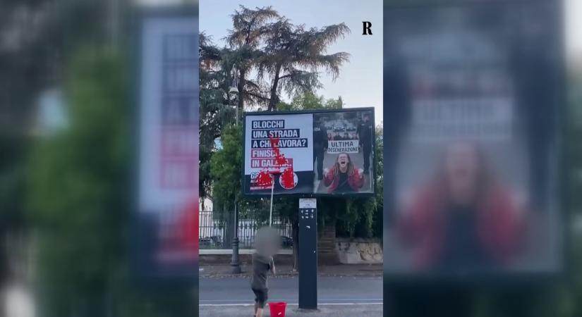Plakátháború robbant ki Rómában – Salvini tiltakozik a baloldali ámokfutás ellen  videó