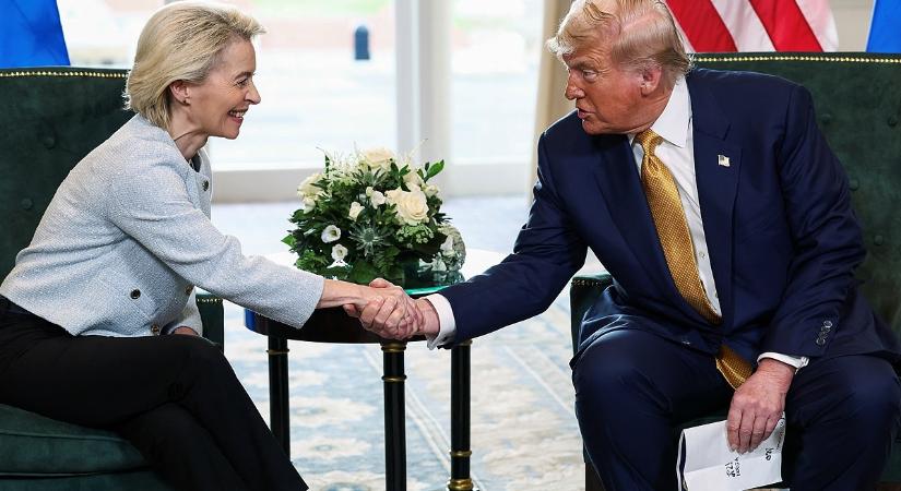 Vége az EU-USA vámháborúnak: kölcsönösen jó üzletet lőttek a skóciai golfpályán?