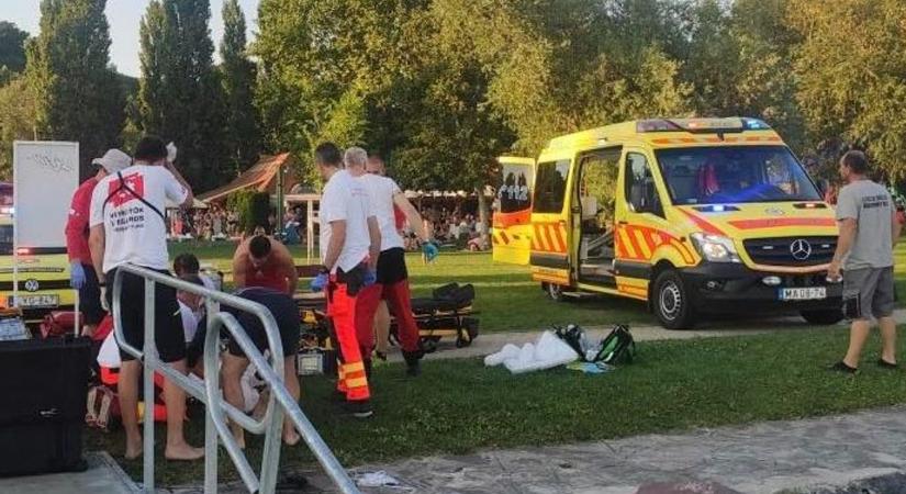 A halál torkából hozták vissza a férfit egy balatoni strandon