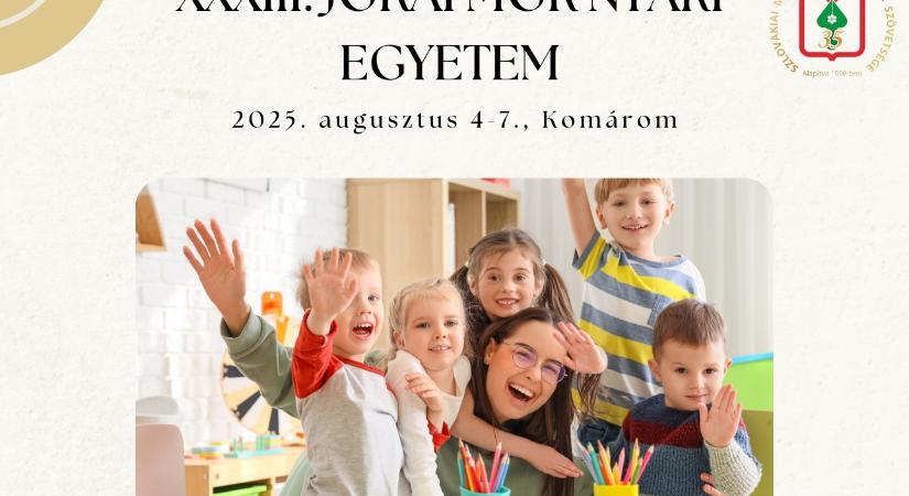 Jövő hétfőn indul a XXXIII. Jókai Mór Nyári Egyetem Komáromban