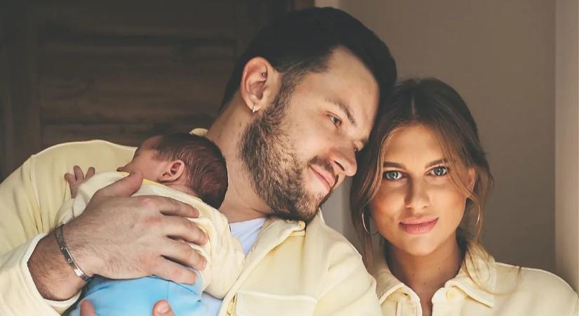 Ennél cukibbat nem látsz! Ilyen ügyesen úszik kéthónaposan Szabó Ádám kisfia