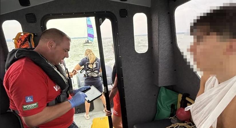 Vitorlázók sérültek meg a Balatonon, többen kórházba kerültek