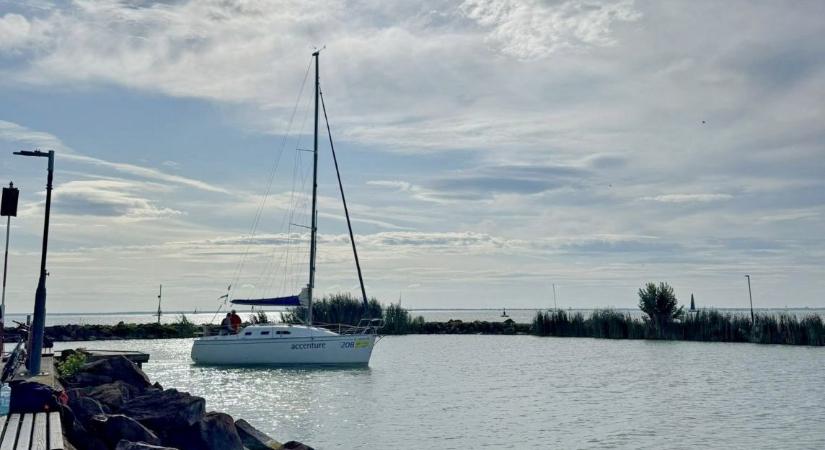 Zajlik a vitorlás élet Balatonfüreden