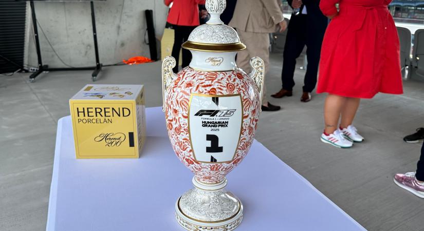 Gyönyörűek a Magyar Nagydíj új trófeái, itt egy galéria róluk
