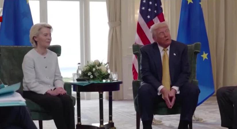 Orbán Viktor szerint Donald Trump megette reggelire Ursula von der Leyent  videó