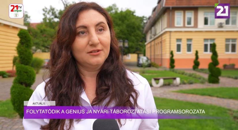 Aktuális (2025.07.28) Folytatódik a GENIUS JA nyári táboroztatási programsorozata (videó)